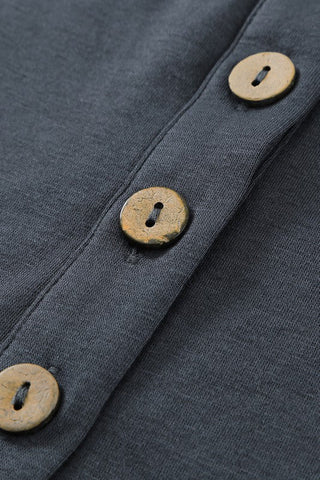 Button Up Dress - Gray