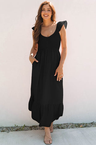 Sweet Summer Maxi Dress -  Black