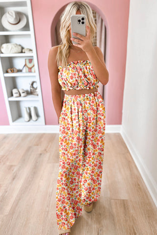 Top and Pant Set - Yellow