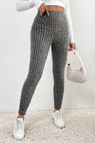 Sweater Leggings - Gray