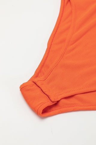 Flutter Sleeve Body Suit - Orange