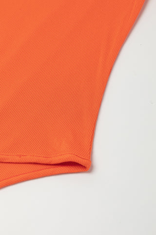 Flutter Sleeve Body Suit - Orange
