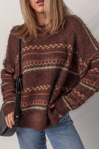 Mohair Brown Sweater