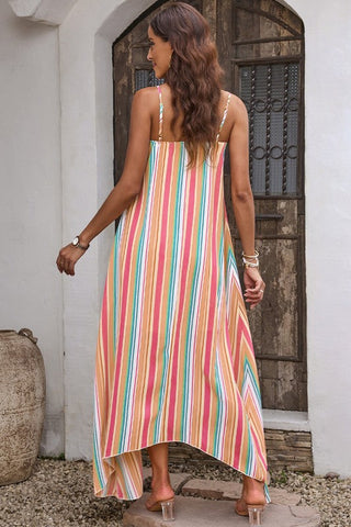 Boho Striped Maxi Dress
