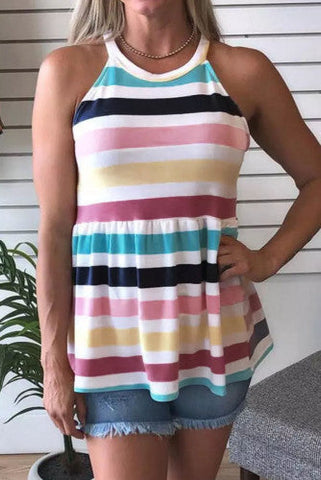 Baby Doll Rainbow Top