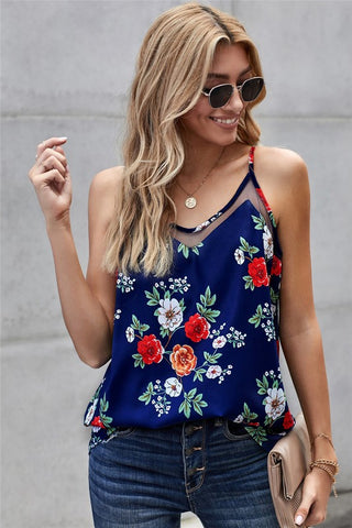 Springtime Joy Tank Top - Royal