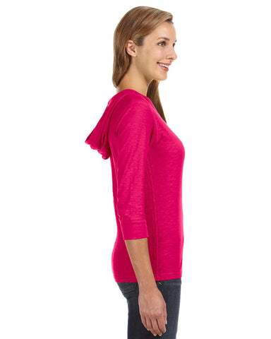 Vanity Hooded 3/4 Length Sleeve Shirt - 4 colors