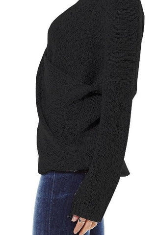 Wrapped in Warmth Sweater - Black - Blue Chic Boutique
 - 7