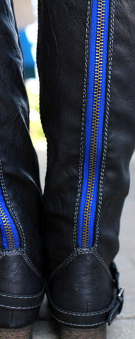 Double Buckle Boots - Black - Blue Chic Boutique
 - 3