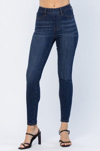 Judy Blue Super Stretch Elastic Waist Skinny Jeans