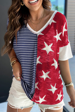 Red, White, and Blue - Red Stars