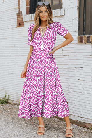 Beachy Maxi Dress - Purple