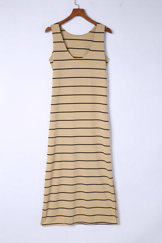 Sleeveless Maxi Dress - Taupe