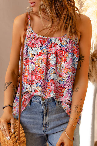 Spaghetti Strap Floral Top