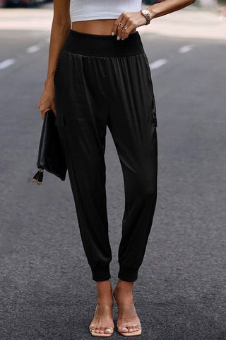 Silky Joggers - Black
