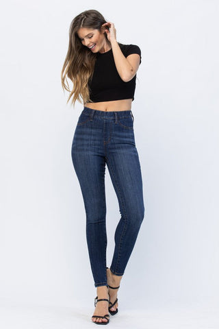 Judy Blue Super Stretch Elastic Waist Skinny Jeans