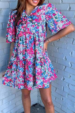 Summer Garden Swing Dress