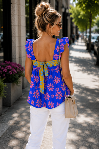Vintage Daisy Babydoll Top