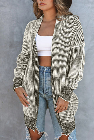 Thick and Warm Cardigan - Creamy Beige