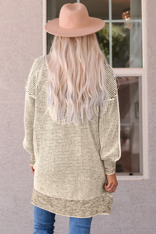 Thick and Warm Cardigan - Creamy Beige