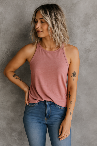 Summer Halter Top - Pink