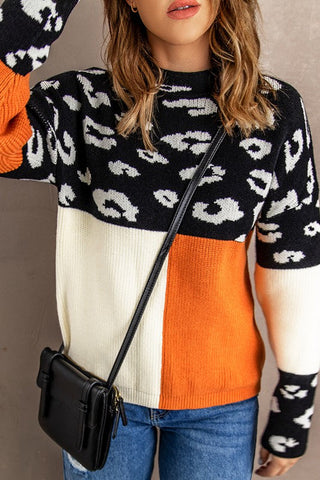 Leopard Printed Sweater