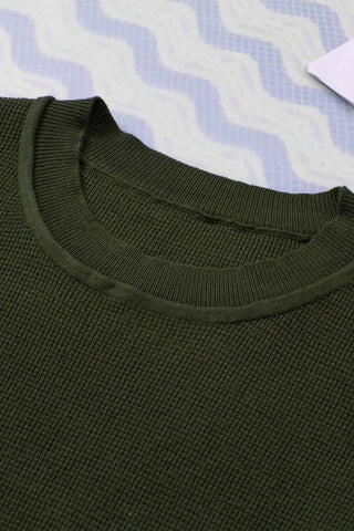 Crew Neck Thermal Top - Green