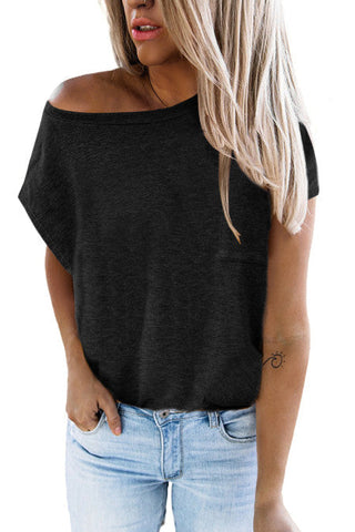 Summer Staple Pocket Tee - Black