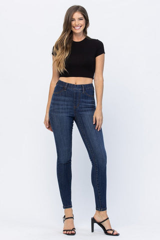 Judy Blue Super Stretch Elastic Waist Skinny Jeans