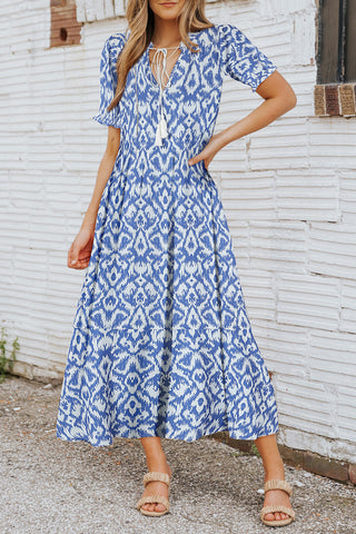 Beachy Maxi Dress - Blue