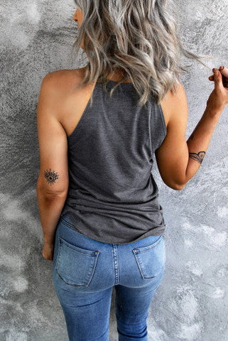 Summer Halter Top - Gray