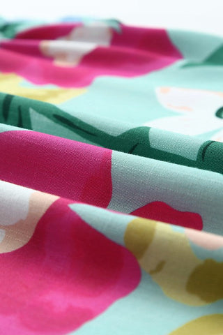 Sleeveless Floral Top - Mint