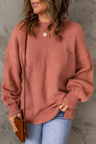 Fall Peach Sweater