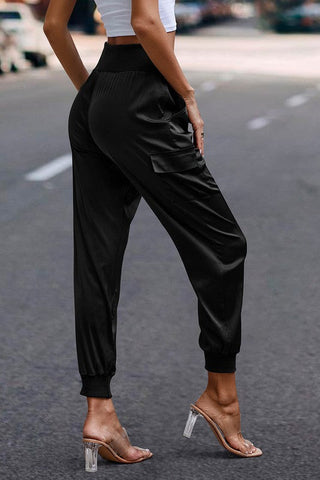Silky Joggers - Black