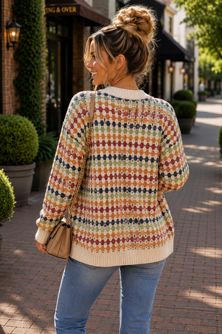 Fall Mosaic Cardigan