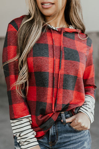 Buffalo Plaid Top - Red