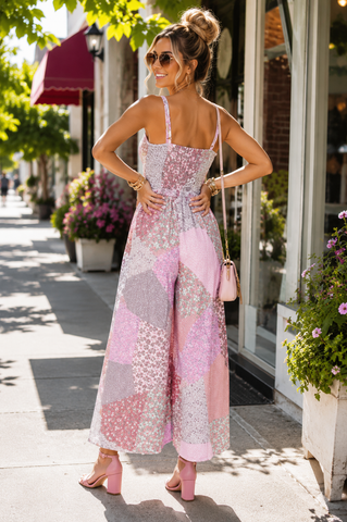 Retro Jumpsuit - Pink