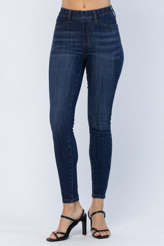 Judy Blue Super Stretch Elastic Waist Skinny Jeans