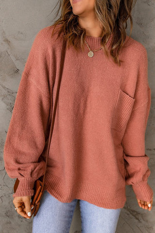 Fall Peach Sweater