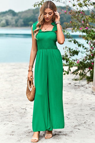 Summer Nights Jumpsuit - Green