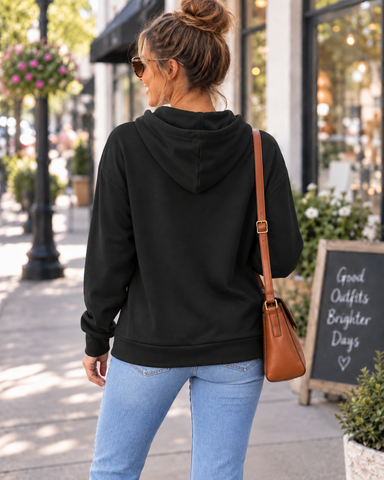 Pumpkin Hoodie - Black