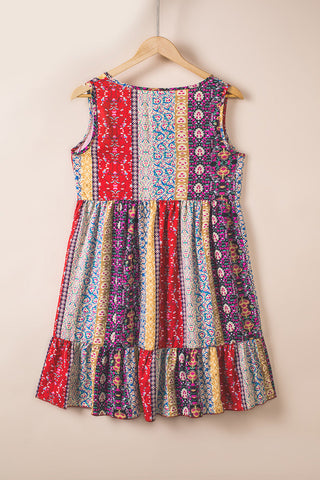 Carnival Boho Dress - Red