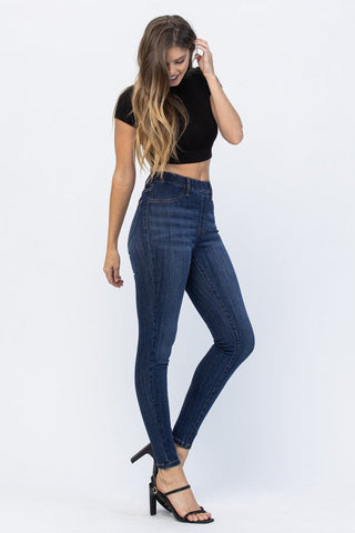 Judy Blue Super Stretch Elastic Waist Skinny Jeans