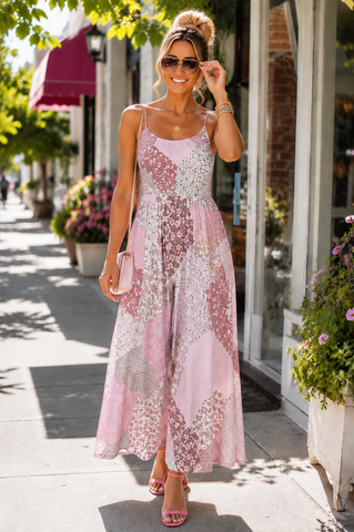 Retro Jumpsuit - Pink