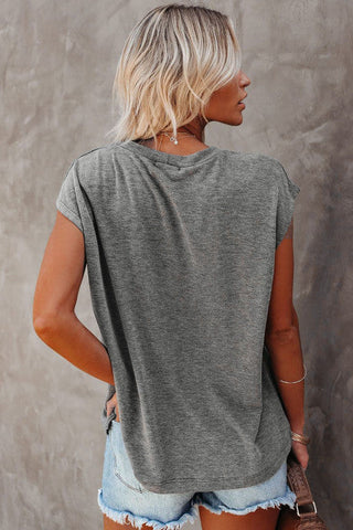 Summer Staple Pocket Tee - Grey