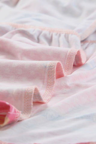 Boho Button Up Dress - Pink
