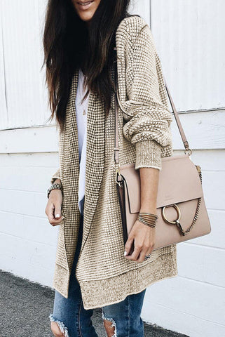 Thick and Warm Cardigan - Creamy Beige