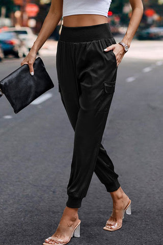Silky Joggers - Black