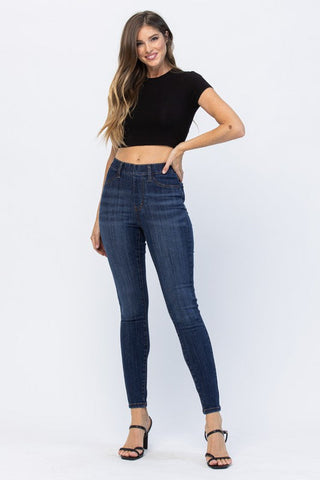 Judy Blue Super Stretch Elastic Waist Skinny Jeans