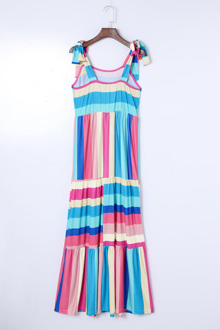 Striped Rainbow Sundress